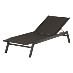 Equinox Lounger – Powder-Coated by Barlow Tyrie – Graphite / Carbon, white background