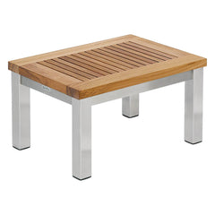 Equinox Lounger Table 49 by Barlow Tyrie, white background
