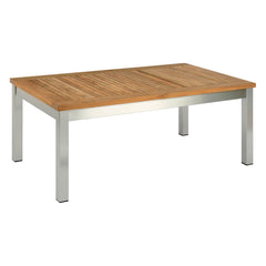 Equinox Low Table 100 – Teak Top by Barlow Tyrie, white background