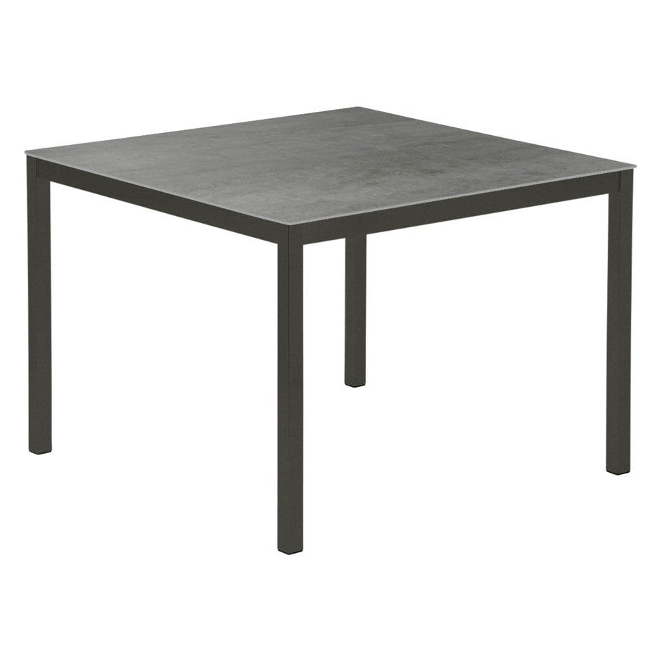 Equinox Table 100 – Ceramic Top by Barlow Tyrie – Graphite / Dusk Ceramic, white background