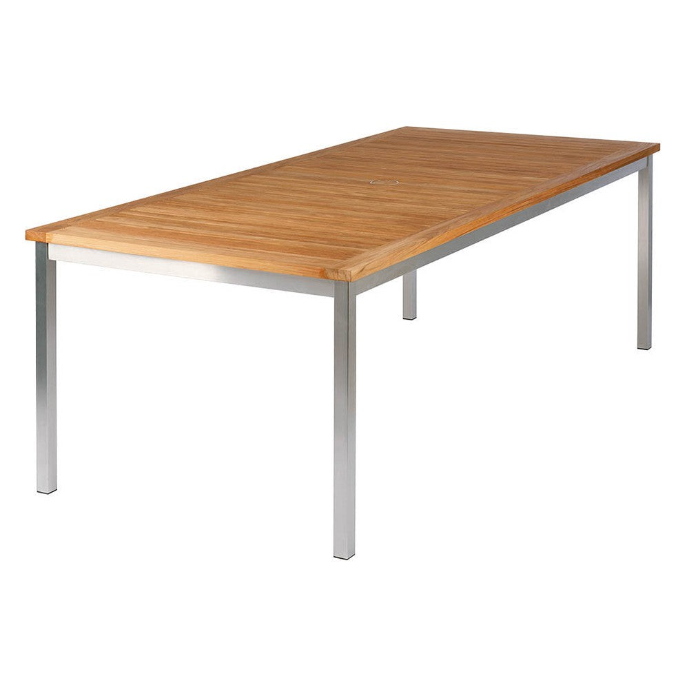 Equinox Table 220 by Barlow Tyrie, white background
