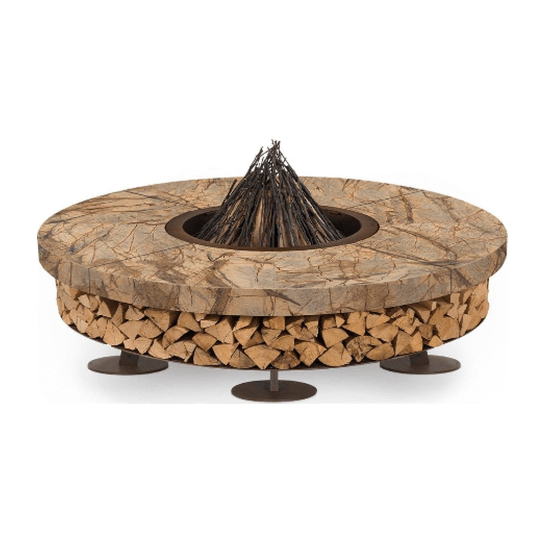 Ercole Marble Fire Pit AK47 Design