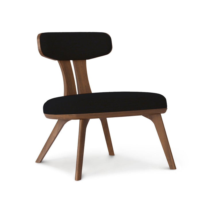 Estelle Lounge Chair in Mink Fabric