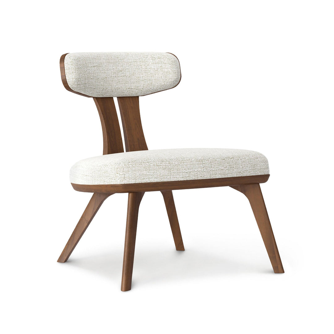 Estelle Lounge Chair in Natural Fabric