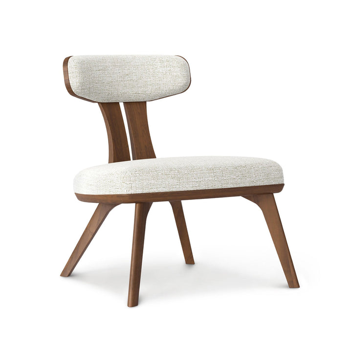 Estelle Lounge Chair in Natural Fabric