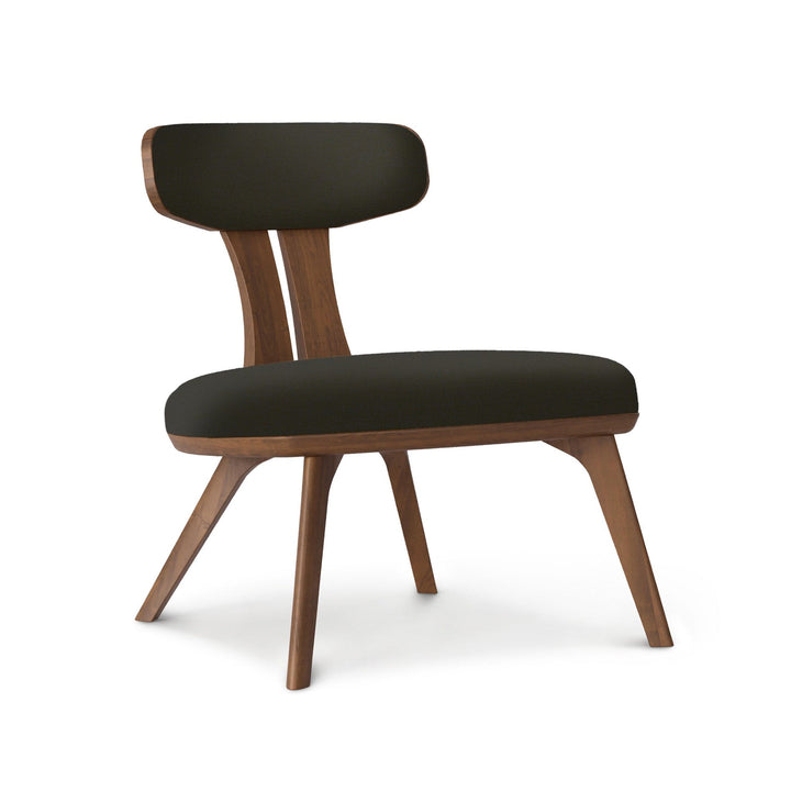 Estelle Lounge Chair in Onyx Microsuede