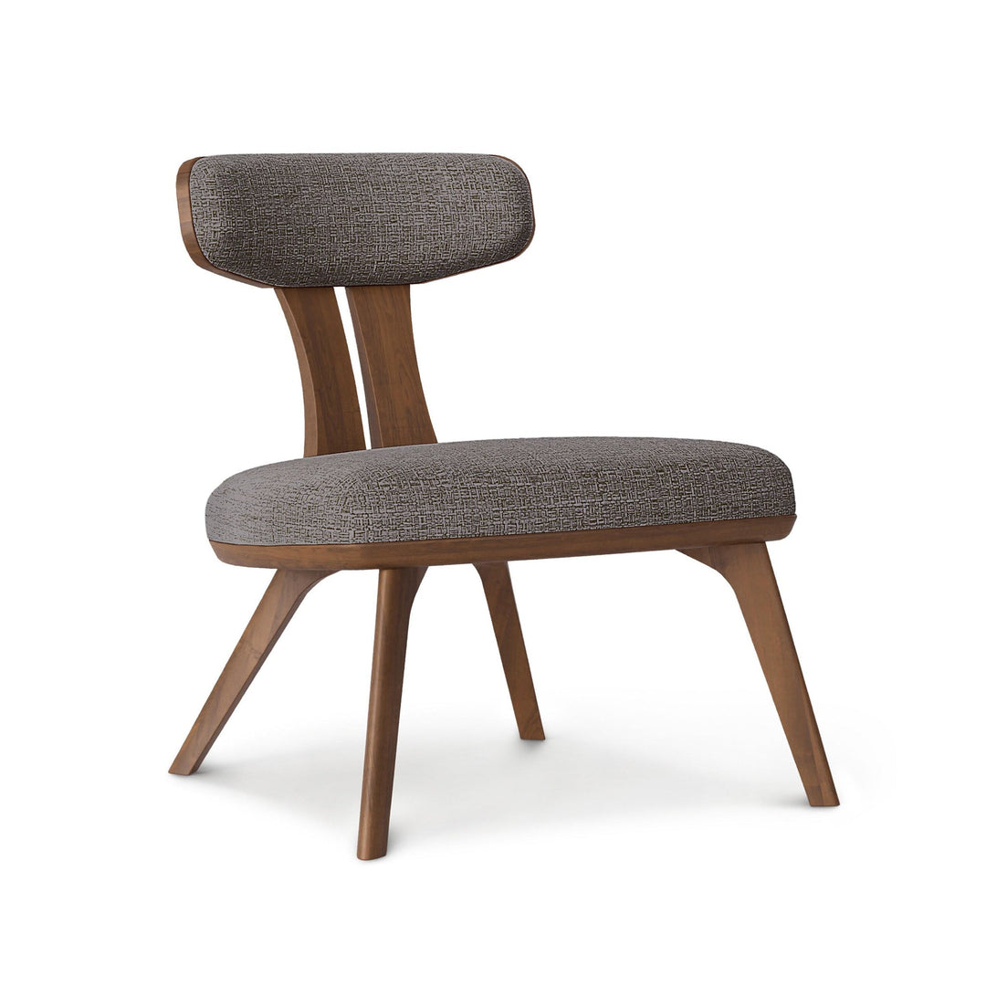 Estelle Lounge Chair in Slate Fabric
