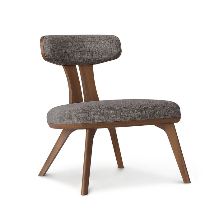 Estelle Lounge Chair in Slate Fabric
