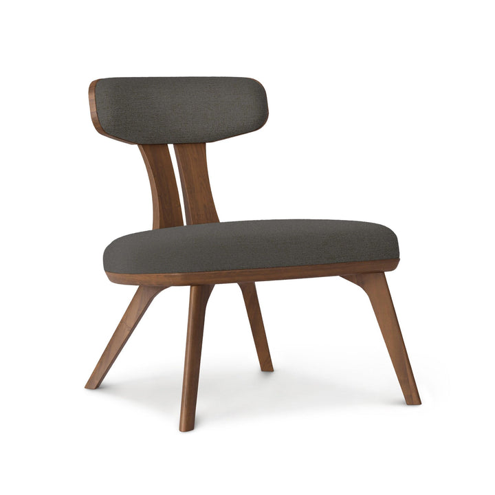 Estelle Lounge Chair in Steel Fabric
