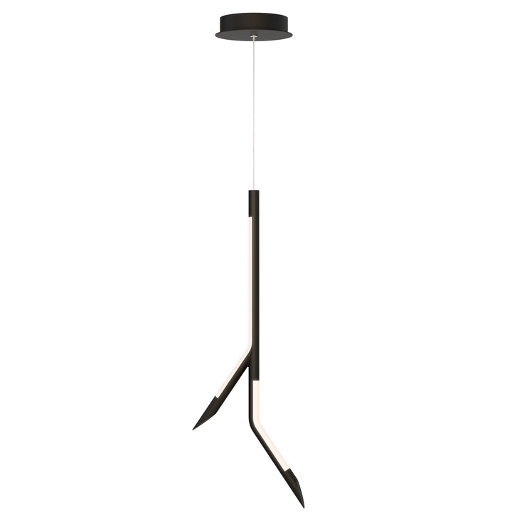 ET2 Scion 24-inch LED pendant in Black on white background