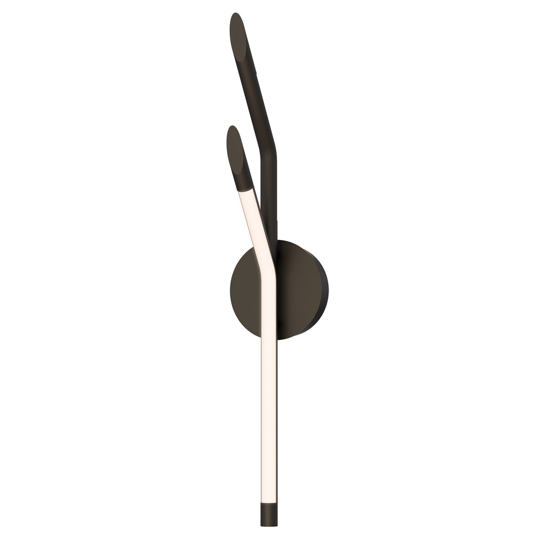 ET2 Scion 24-inch LED Wall Sconce in Black on white