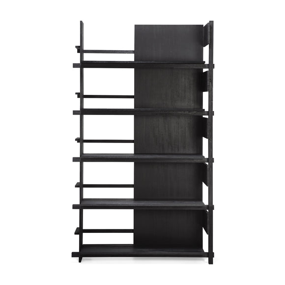 Ethnicraft Abstract Rack - Modern Black Teak Storage ...