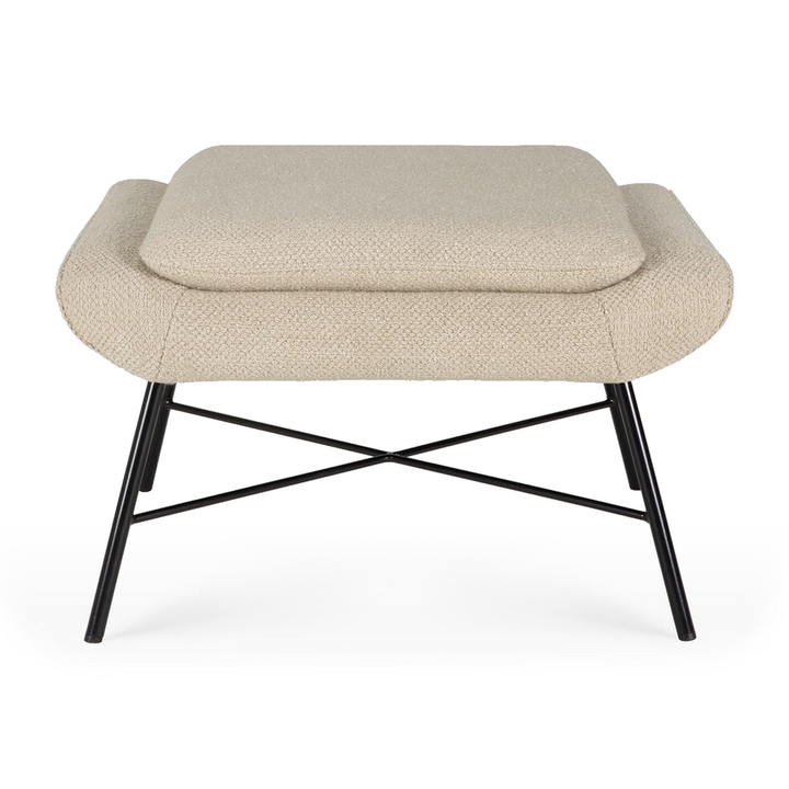 Barrow Footstool by Ethnicraft, complete product view