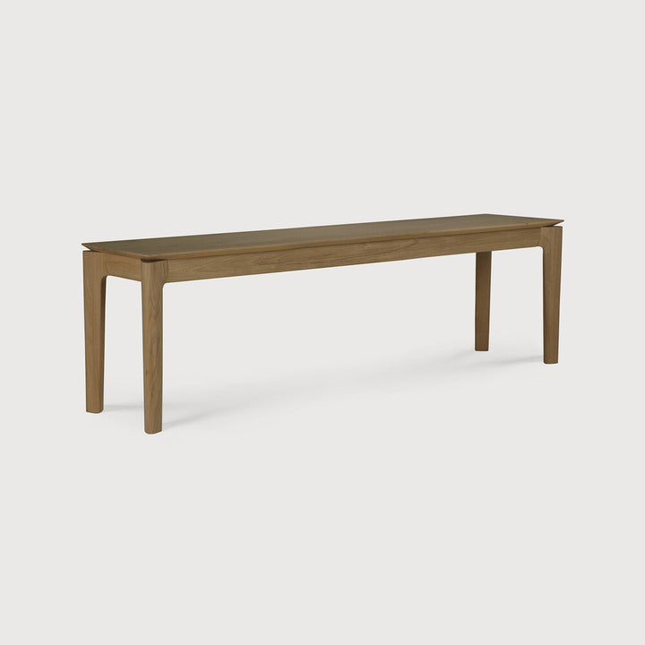 Ethnicraft Bok bench Material:Teak, Size:65.5 in on white background