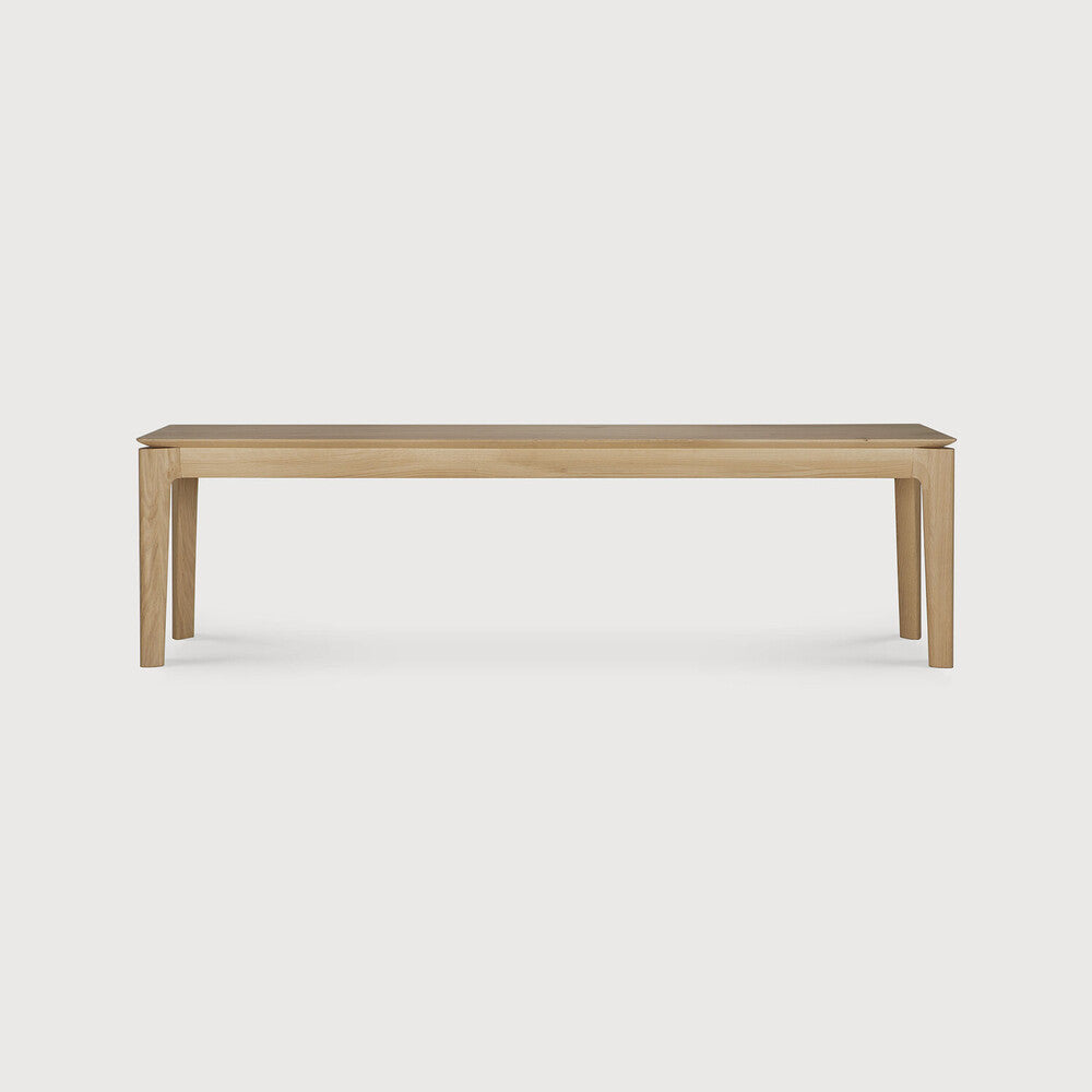 Ethnicraft Bok bench Material:Oak, Size:65.5 in on white background
