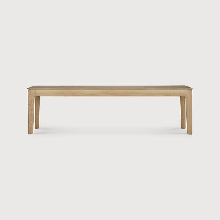 Ethnicraft Bok bench Material:Oak, Size:65.5 in on white background