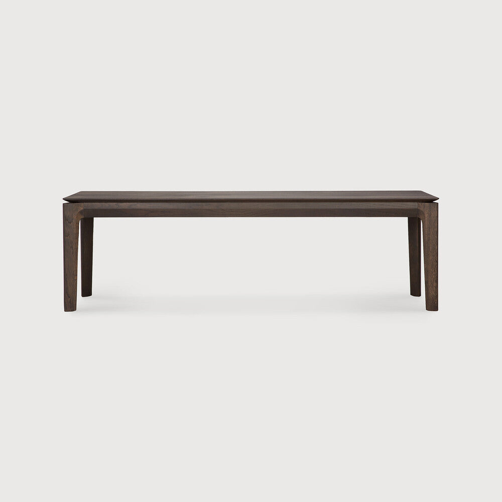 Ethnicraft Bok bench Material:Oak brown, Size:65.5 in on white background