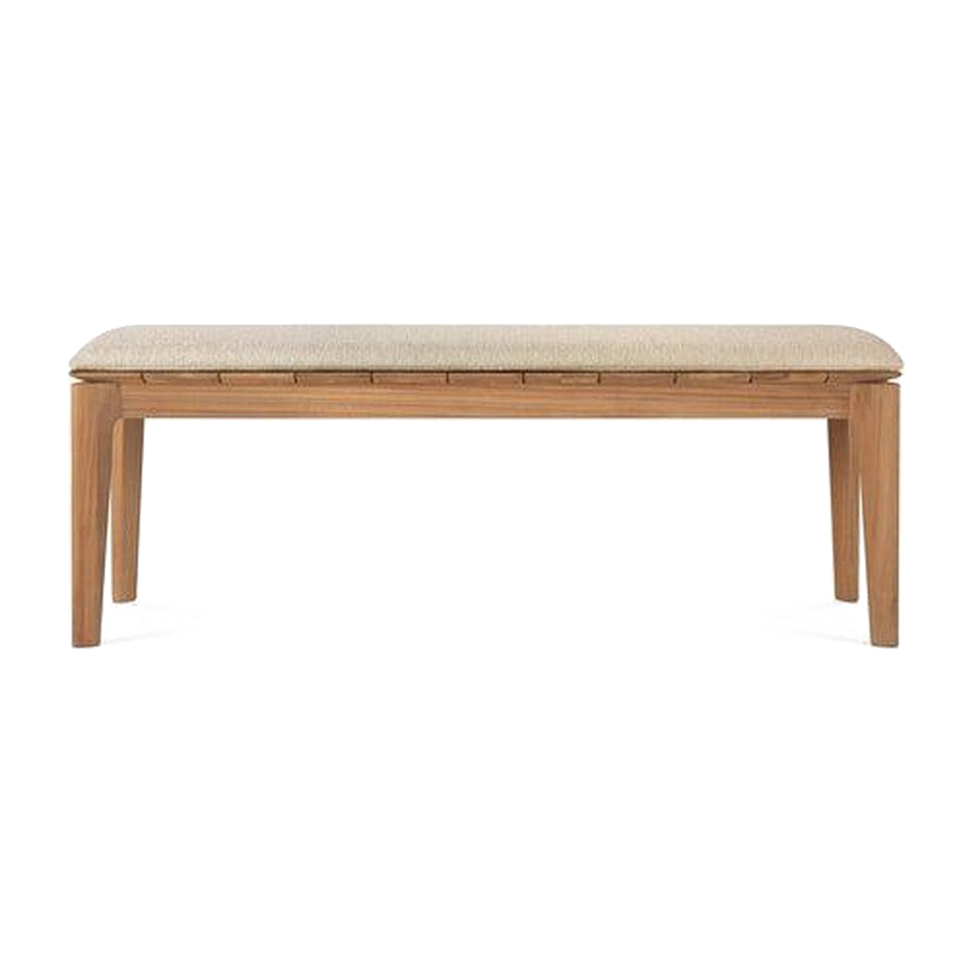 Bok Outdoor Bench by Ethnicraft, complete product view