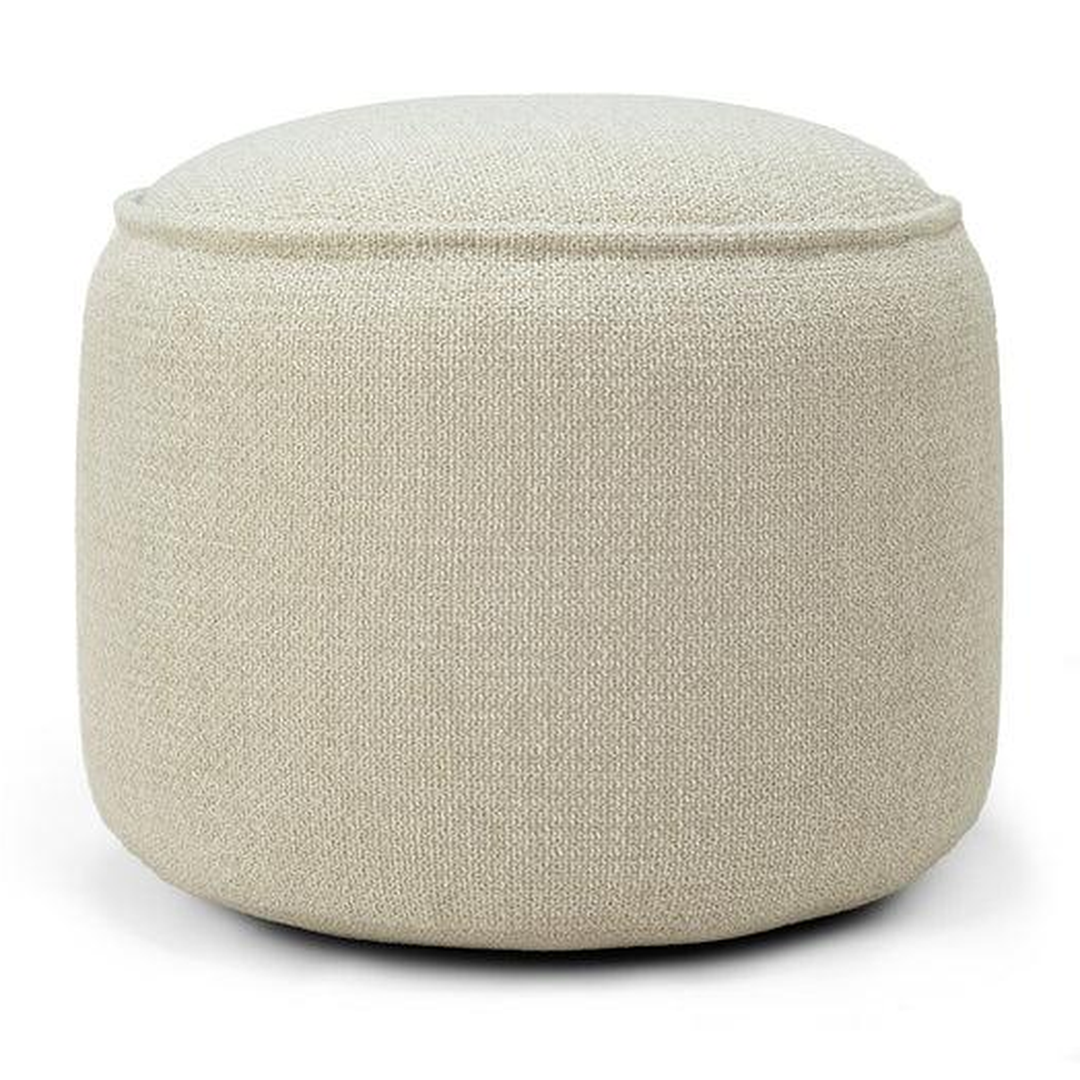 Donut Outdoor Pouf by Ethnicraft — complete studio view on white background