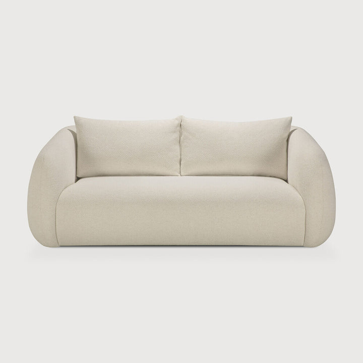 Ethnicraft Figur sofa Colour:Chalk, Size:2 seater on white background