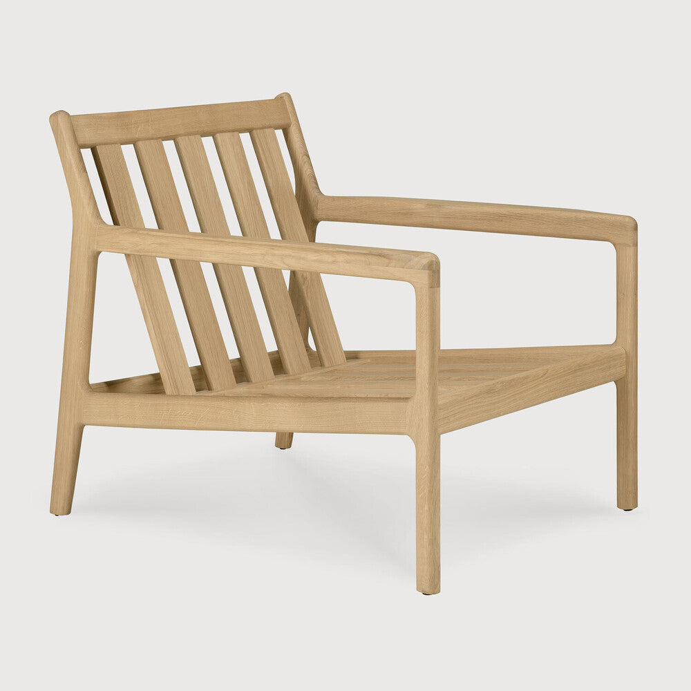 Jack Lounge Chair by Ethnicraft in Oak Frame Only, front view