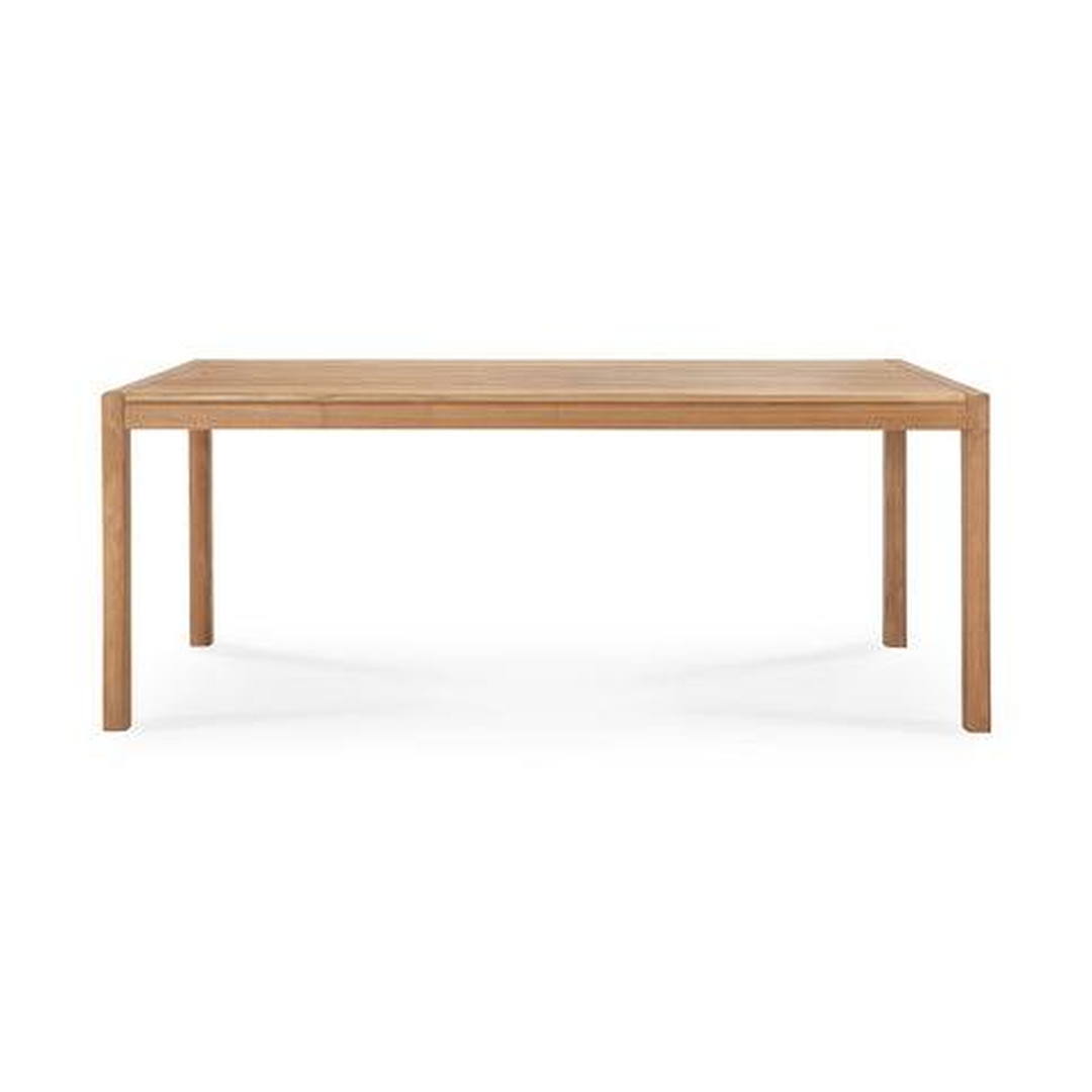 Jack Outdoor Dining Table by Ethnicraft — complete studio view on white background