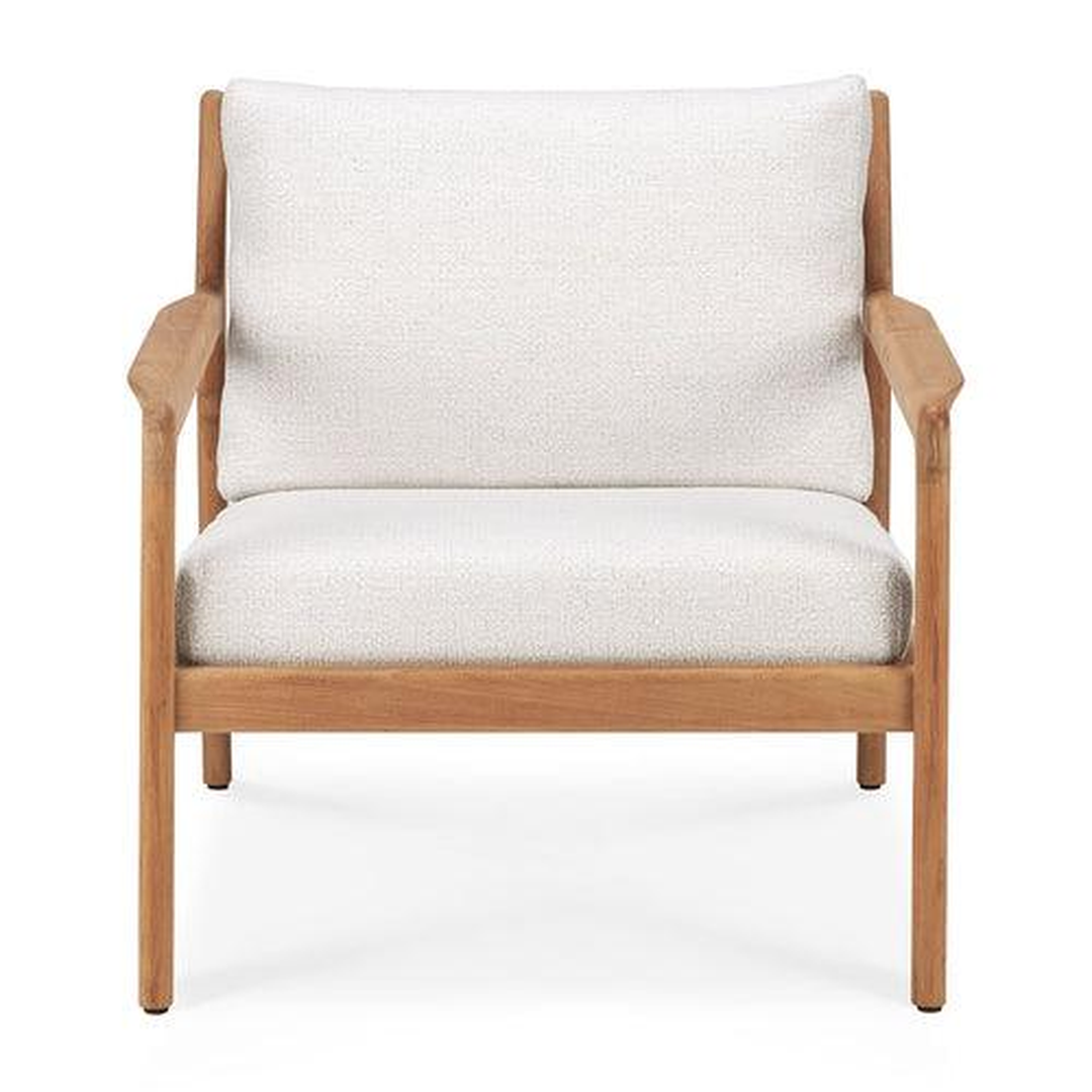 Jack Outdoor Lounge Chair by Ethnicraft — complete studio view on white background