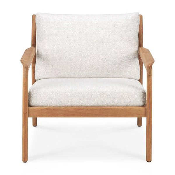 Jack Outdoor Lounge Chair by Ethnicraft — complete studio view on white background