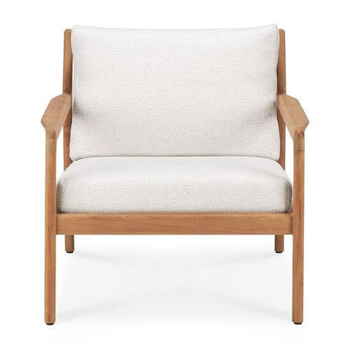 Jack Outdoor Lounge Chair by Ethnicraft — complete studio view on white background