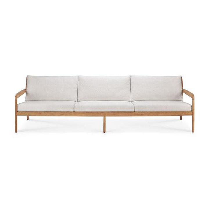 Jack Outdoor 3 Seater Sofa by Ethnicraft — complete studio view on white background