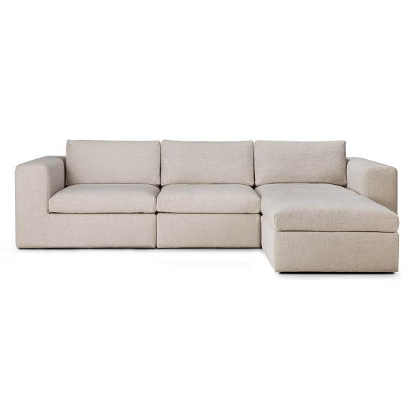 Mellow 3 Seater Sofa With Ottoman By Ethnicraft Sectionals Ethnicraft