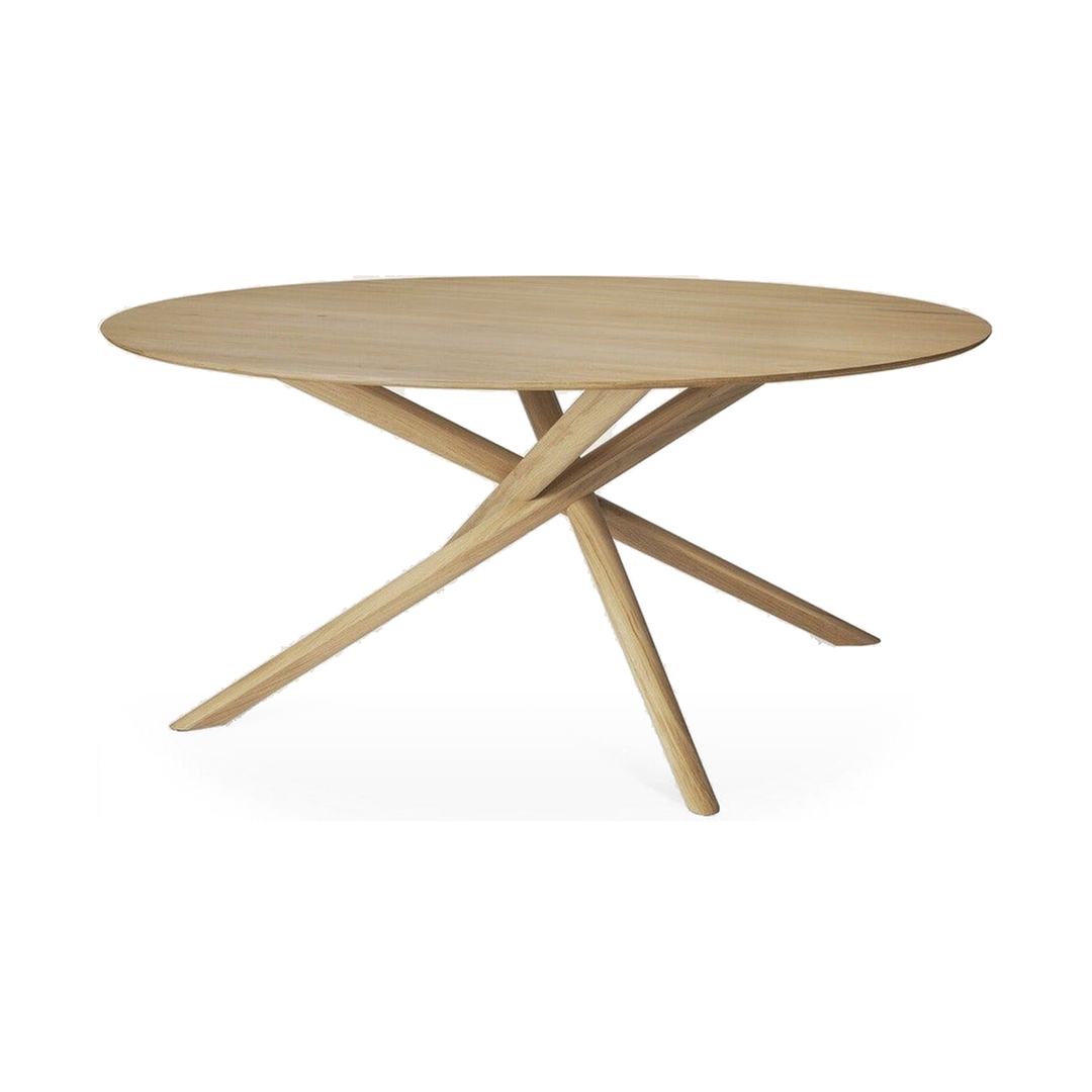 Mikado Dining Table by Ethnicraft, complete product view