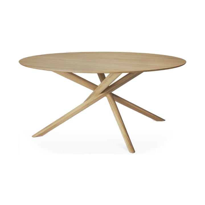 Mikado Dining Table by Ethnicraft, complete product view