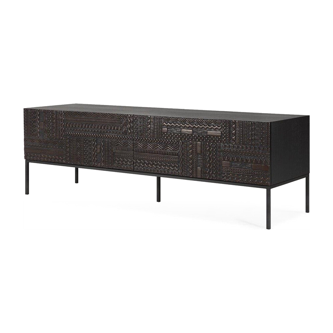 Tabwa Media Console by Ethnicraft, complete product view