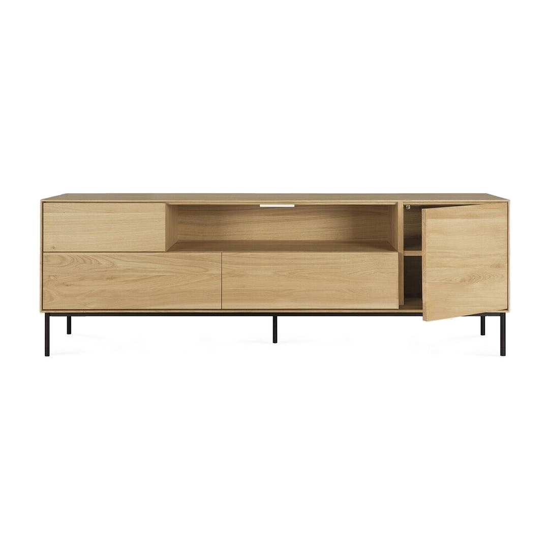 Whitebird Media Console by Ethnicraft, complete product view