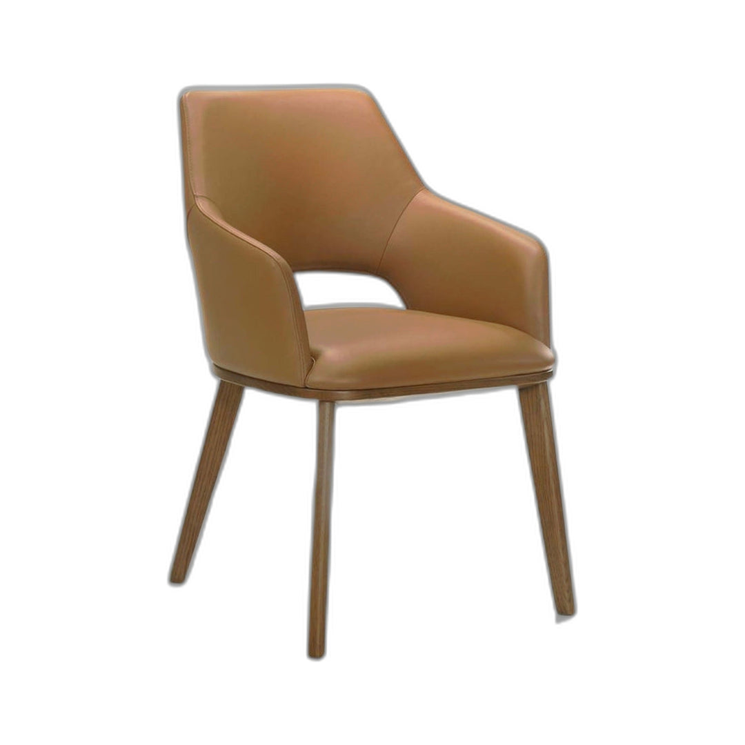 Eva Dining Chair — pure white cutout
