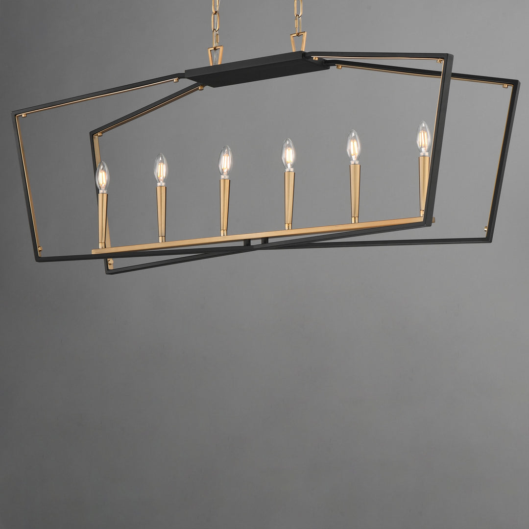Melrose 6-Light Linear Pendant by Studio M Lighting – lifestyle