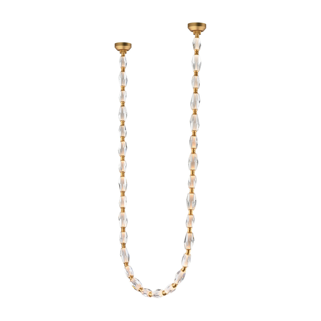 Dolce Vita 180" LED Pendant by Studio M Lighting in Gold