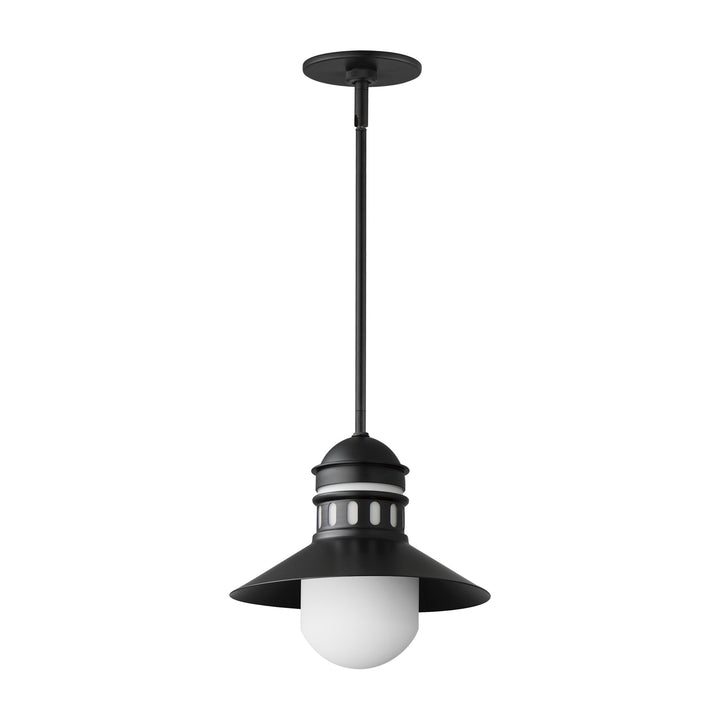 Admiralty 1-Light Outdoor Pendant by Studio M Lighting in Black