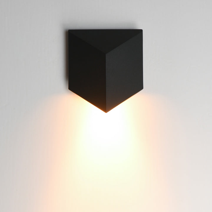 Fractal Small LED Outdoor Sconce by Studio M Lighting – lifestyle