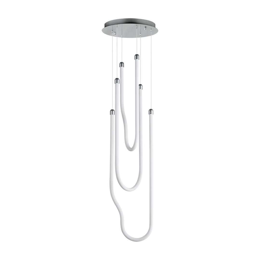 Soleil 3-Light LED Pendant by Studio M Lighting in Polished Chrome