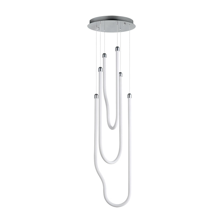 Soleil 3-Light LED Pendant by Studio M Lighting in Polished Chrome