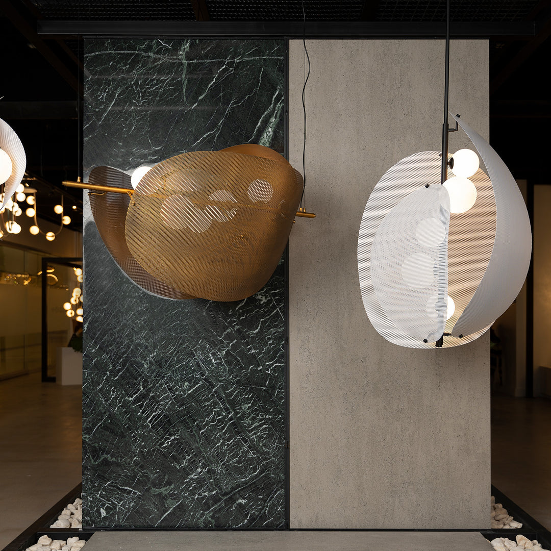 Chips 5-Light Linear Pendant by Studio M Lighting – lifestyle