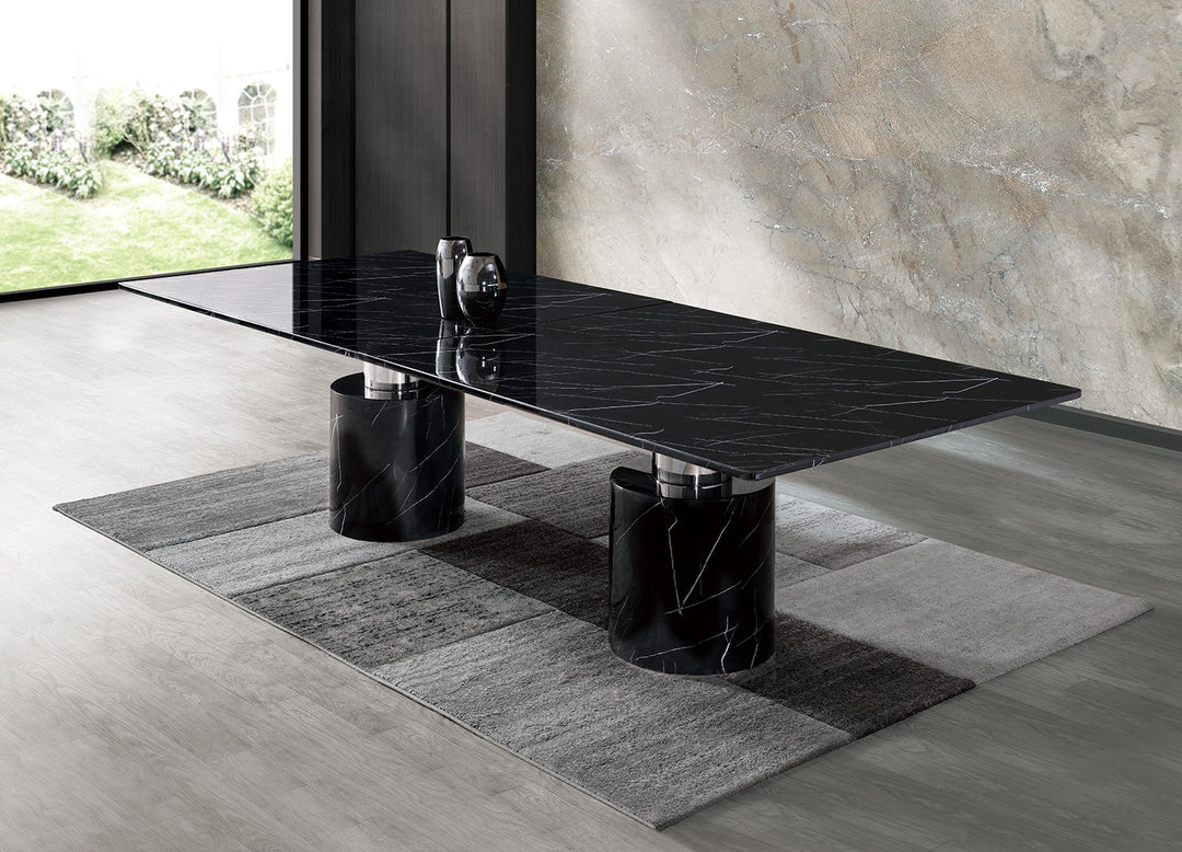 Geneva Extra Large Dining Table by Whiteline Modern Living – lifestyle