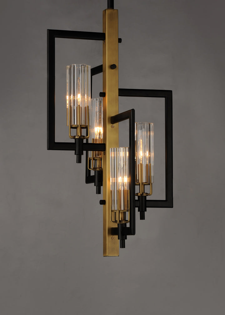 Flambeau 4-Light Chandelier by Studio M Lighting – lifestyle