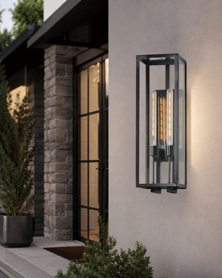 Catalina 2-Light XL Outdoor Up-Light Wall Sconce by Studio M Lighting – lifestyle