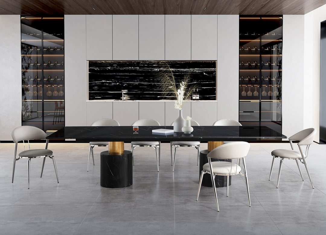 Geneva Dining Table by Whiteline Modern Living – lifestyle