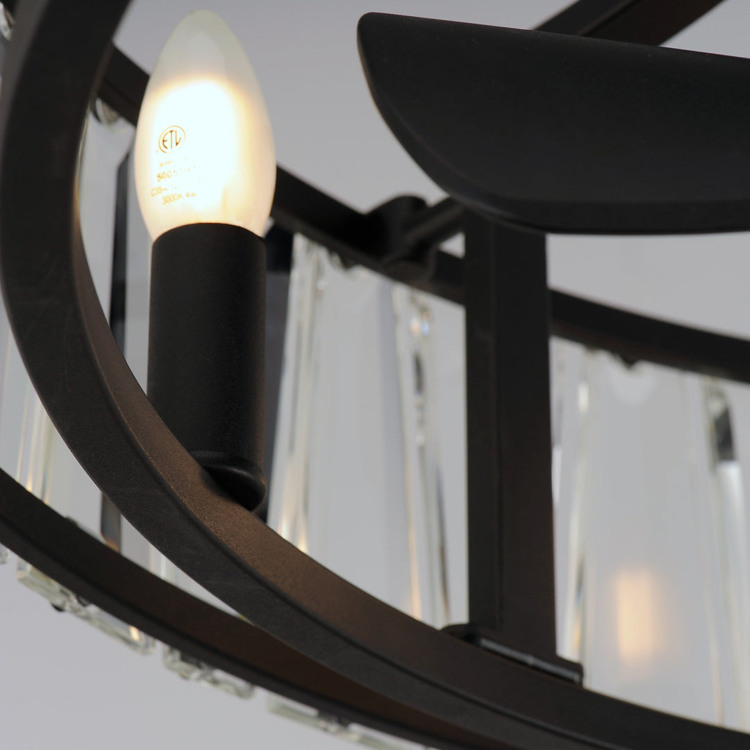 Odeon 8-Light WiFi-enabled LED Fandelight by Studio M Lighting – lifestyle