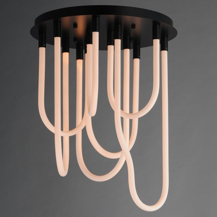 Soleil 7-Light LED RD Flush Mount by Studio M Lighting – lifestyle