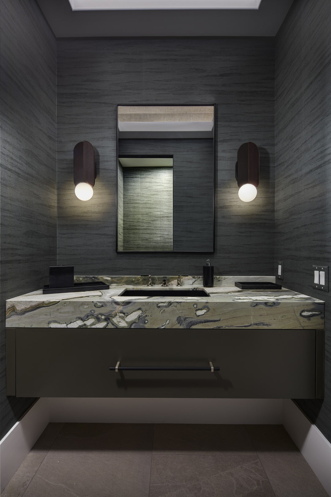 Stitched Down-Light Wall Sconce by Studio M Lighting – lifestyle